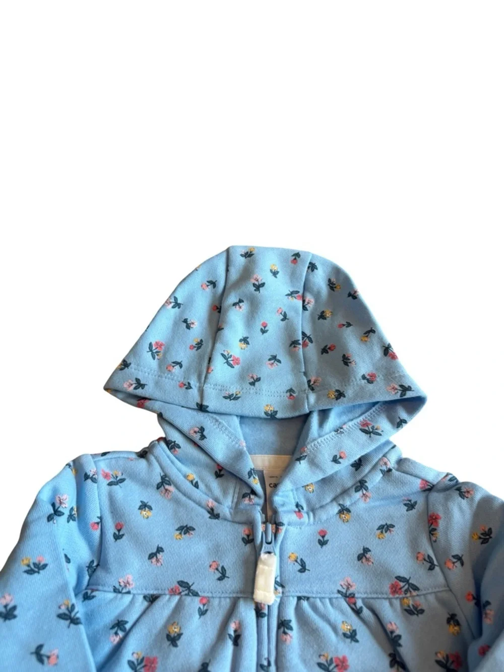 Carters Two Piece Zip-Down Hoodie Sweater Floral T-Shirt Strawberry New w/ Tags